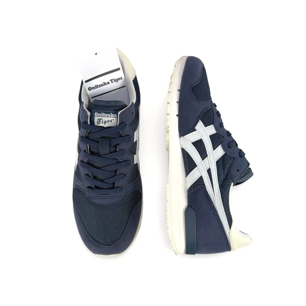 Onitsuka Tiger Alvarado Iron Navy Glacier‎ Grey Mens 9.5 Sneakers 1183A507-401